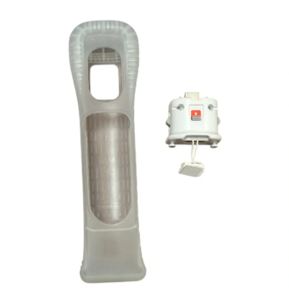 Nintendo‎ Wii Motion Plus Adapter RVL-026 OEM Genuine w/ Sleeve & Port Cover